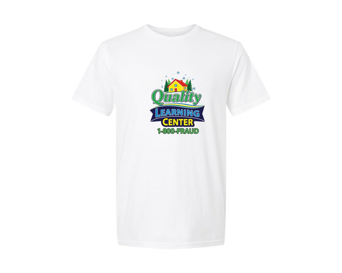 brand:Generic|color:White|Quality Learning Center T Shirt Design Graphic T-Shirt