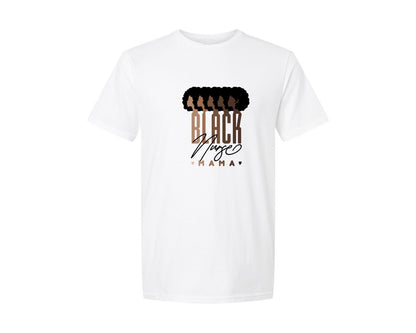brand:Generic|color:White|Black Nurse Mama Black History Month Graphic T-Shirt