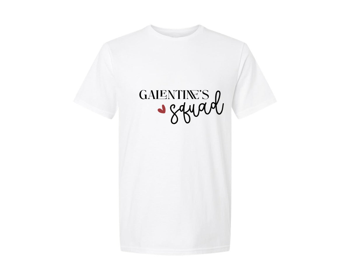 brand:Generic|color:White|Galentines Squad Svgvalentine Svgboho Graphic T-Shirt