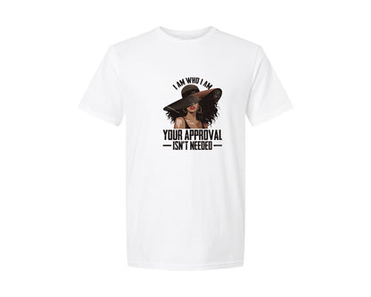 brand:Generic|color:White|I Am Who I Am Black History Juneteenth Graphic T-Shirt