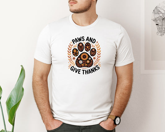 Dog Mom Thanksgiving Cut Graphic T-Shirt