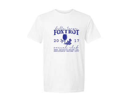 brand:Generic|color:White|Foxtrot Delta Tango Shirt Anti Maga Graphic T-Shirt