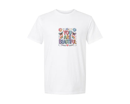 brand:Generic|color:White|Colorful Inspirational Graphic T-Shirt