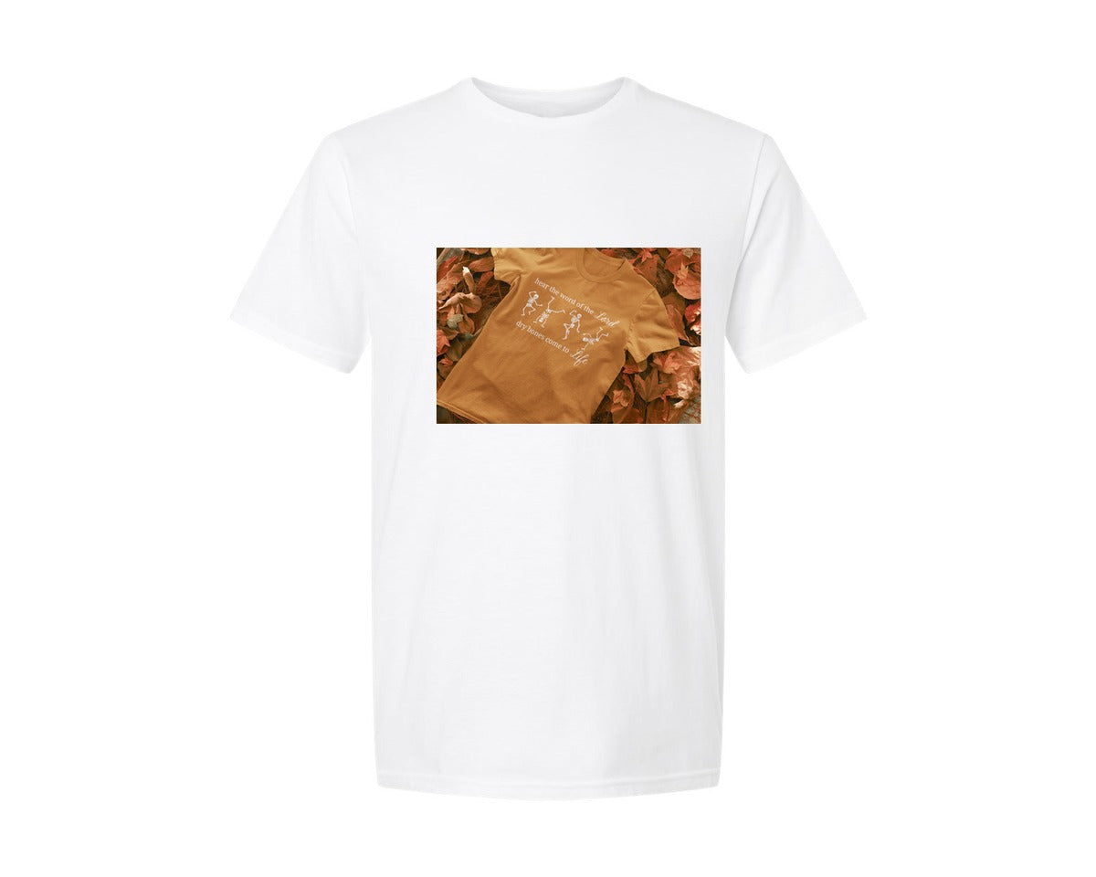 brand:Generic|color:White|Dry Bones Come To Life Dtf Graphic T-Shirt