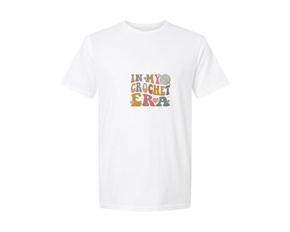 brand:Generic|color:White|In My Crochet Era Knitting Lover Graphic T-Shirt