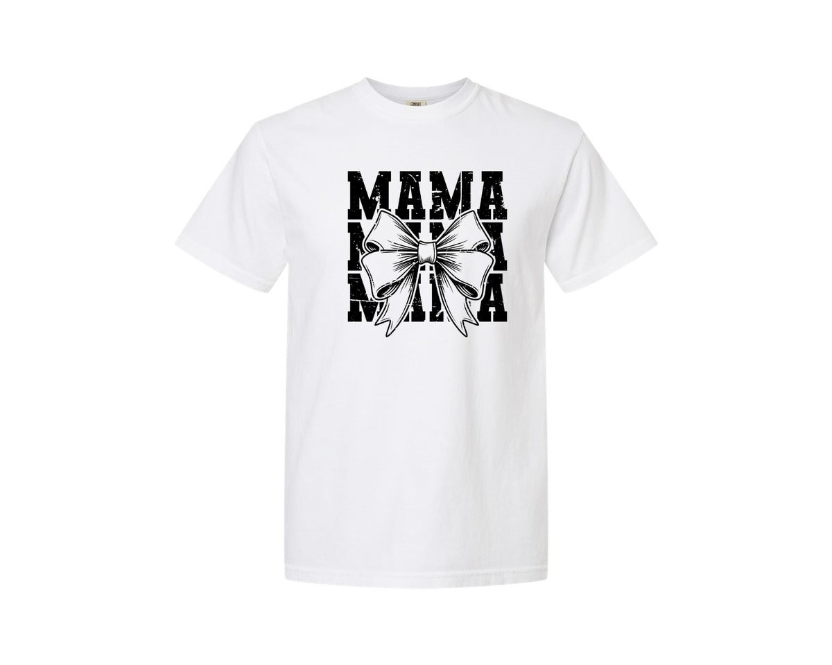 brand:Comfort Colors|color:White|Mama Mom Mama Coquette Graphic T-Shirt