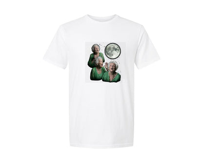 brand:Generic|color:White|Three Grandma Moon Grandma Graphic T-Shirt