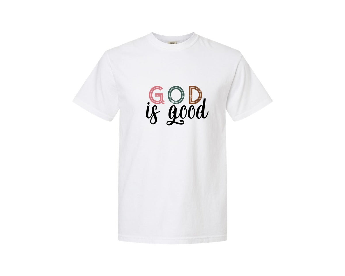 brand:Comfort Colors|color:White|Boho Christian Religious Graphic T-Shirt