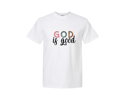 brand:Comfort Colors|color:White|Boho Christian Religious Graphic T-Shirt