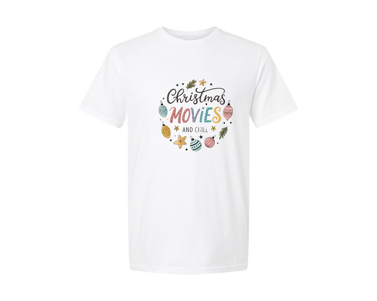 brand:Generic|color:White|Merry Christmas 249 Graphic T-Shirt