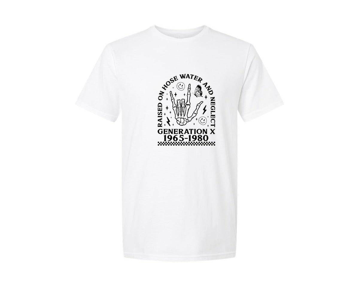 brand:Generic|color:White|Gen X Generation X Graphic T-Shirt
