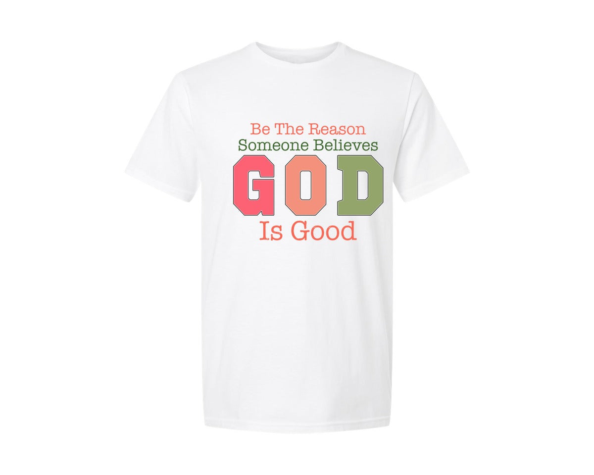 brand:Generic|color:White|Religious Christian Inspiration Graphic T-Shirt