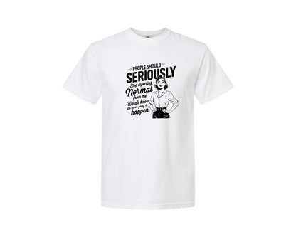 brand:Comfort Colors|color:White|Vintage Funny Trendy Woman Shirt Design Graphic T-Shirt