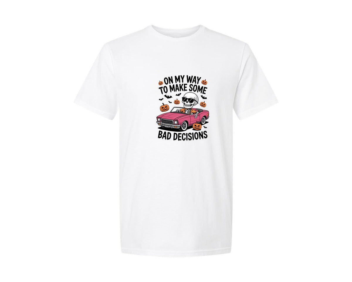 brand:Generic|color:White|Raccoon Funny Sarcastic On My Way Shirt Graphic T-Shirt