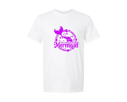 brand:Generic|color:White|Im Really A Mermaid 9 Graphic T-Shirt
