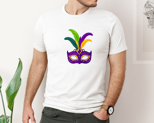 Mardi Gras Mask T Shirt Design 4 Graphic T-Shirt