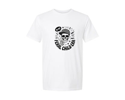 brand:Generic|color:White|In My Feral Child Era Toddler Shirt Graphic T-Shirt