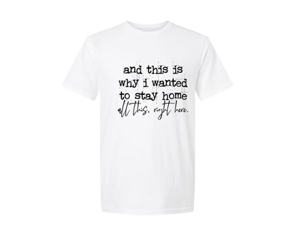 brand:Generic|color:White|Introvert Why I Wanted To Stay Home Graphic T-Shirt