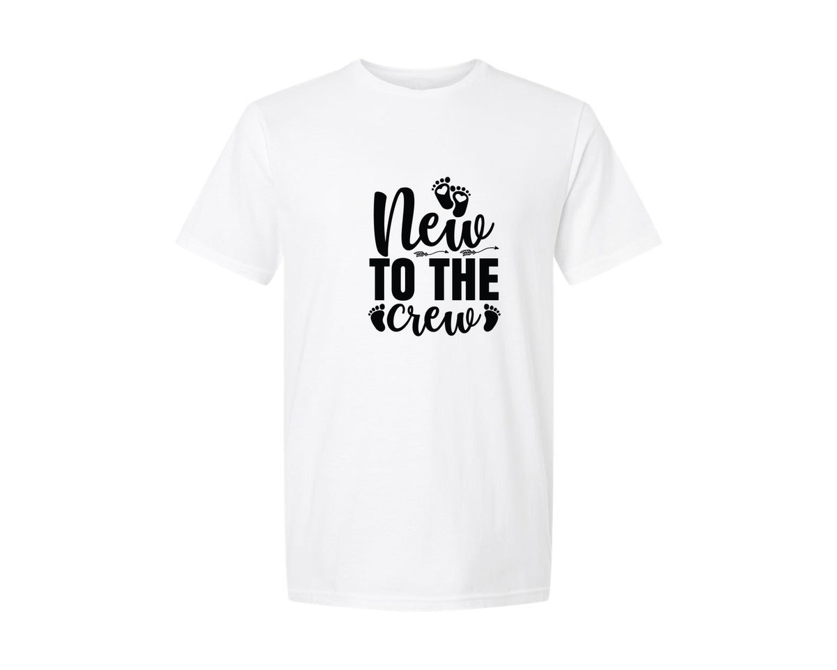 brand:Generic|color:White|New To The Crew 12 Graphic T-Shirt