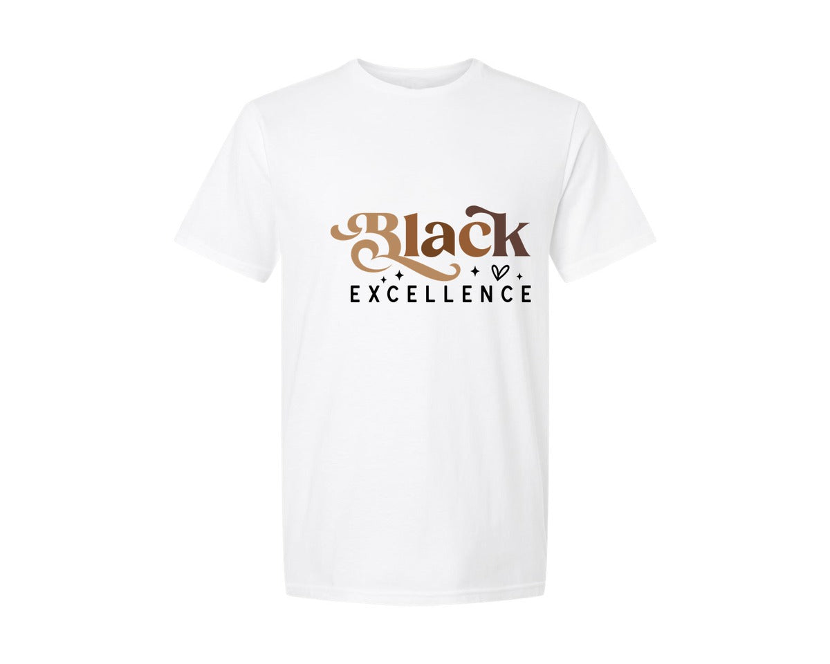 brand:Generic|color:White|Black Excellence Black History 3 Graphic T-Shirt