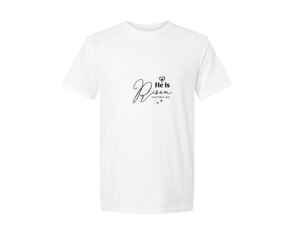 brand:Generic|color:White|Easter Christian Bible Verse Graphic T-Shirt