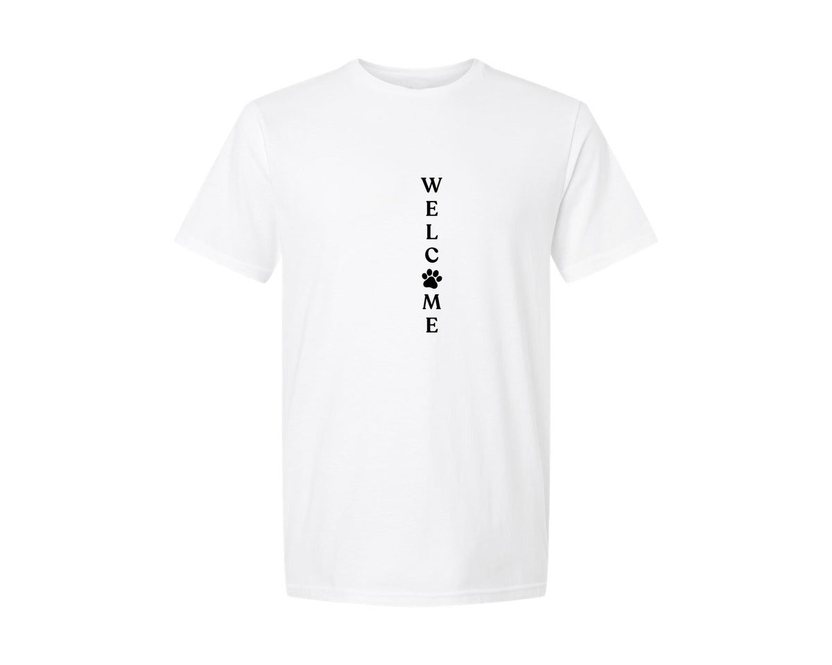 brand:Generic|color:White|Welcome Porch Sign 22 Graphic T-Shirt