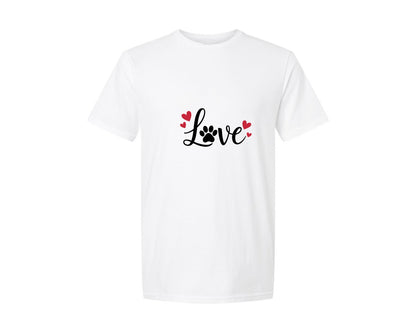 brand:Generic|color:White|Love Dog 3 Graphic T-Shirt