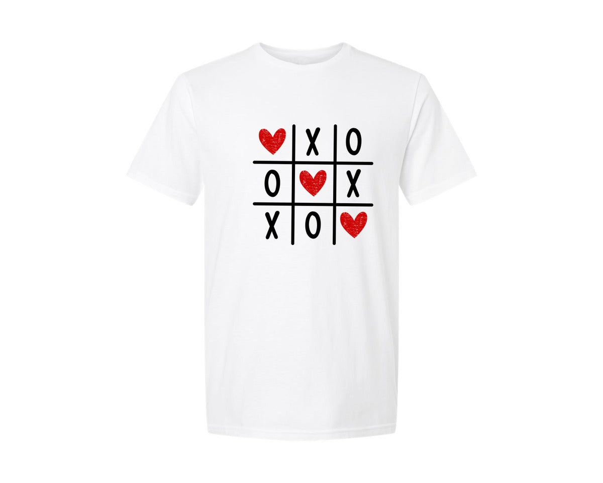 brand:Generic|color:White|Xoxo Valentine Retro Valentine Graphic T-Shirt