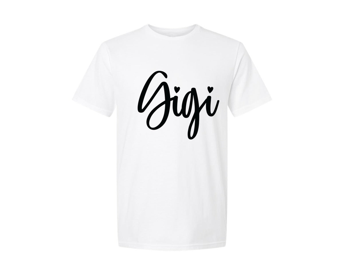 brand:Generic|color:White|Gigi Mimi Gigi Graphic T-Shirt