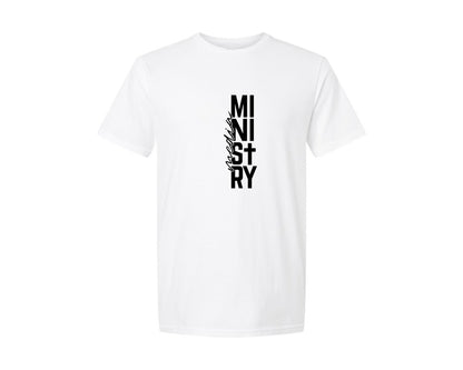 brand:Generic|color:White|Media Ministry Church Staff Graphic T-Shirt