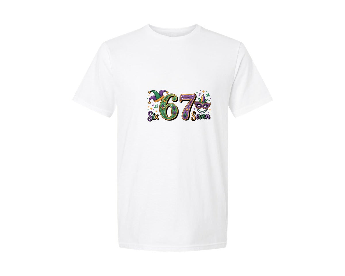 brand:Generic|color:White|67 Mardi Gras Trendy Mardi Gras 2 Graphic T-Shirt