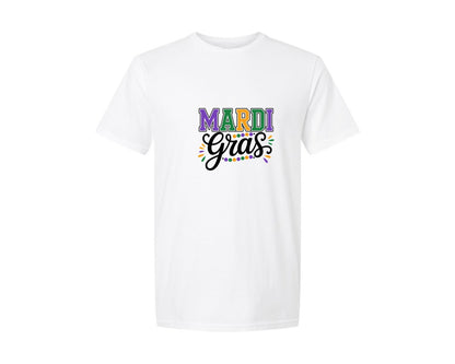brand:Generic|color:White|Mardi Gras Mardi Gras Shirt 2 Graphic T-Shirt