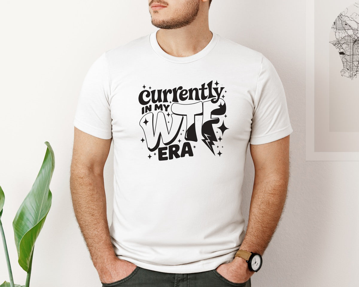 brand:Bella Canvas|color:White|Funny Mental Health Sarcastic 3 Graphic T-Shirt