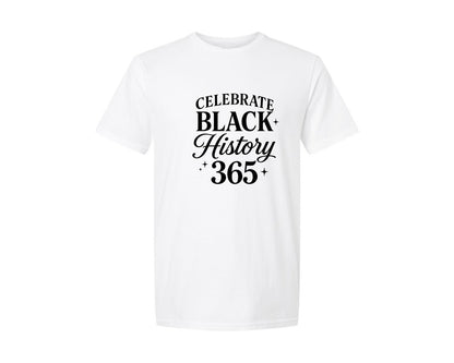 brand:Generic|color:White|Celebrate 365 Black History 4 Graphic T-Shirt
