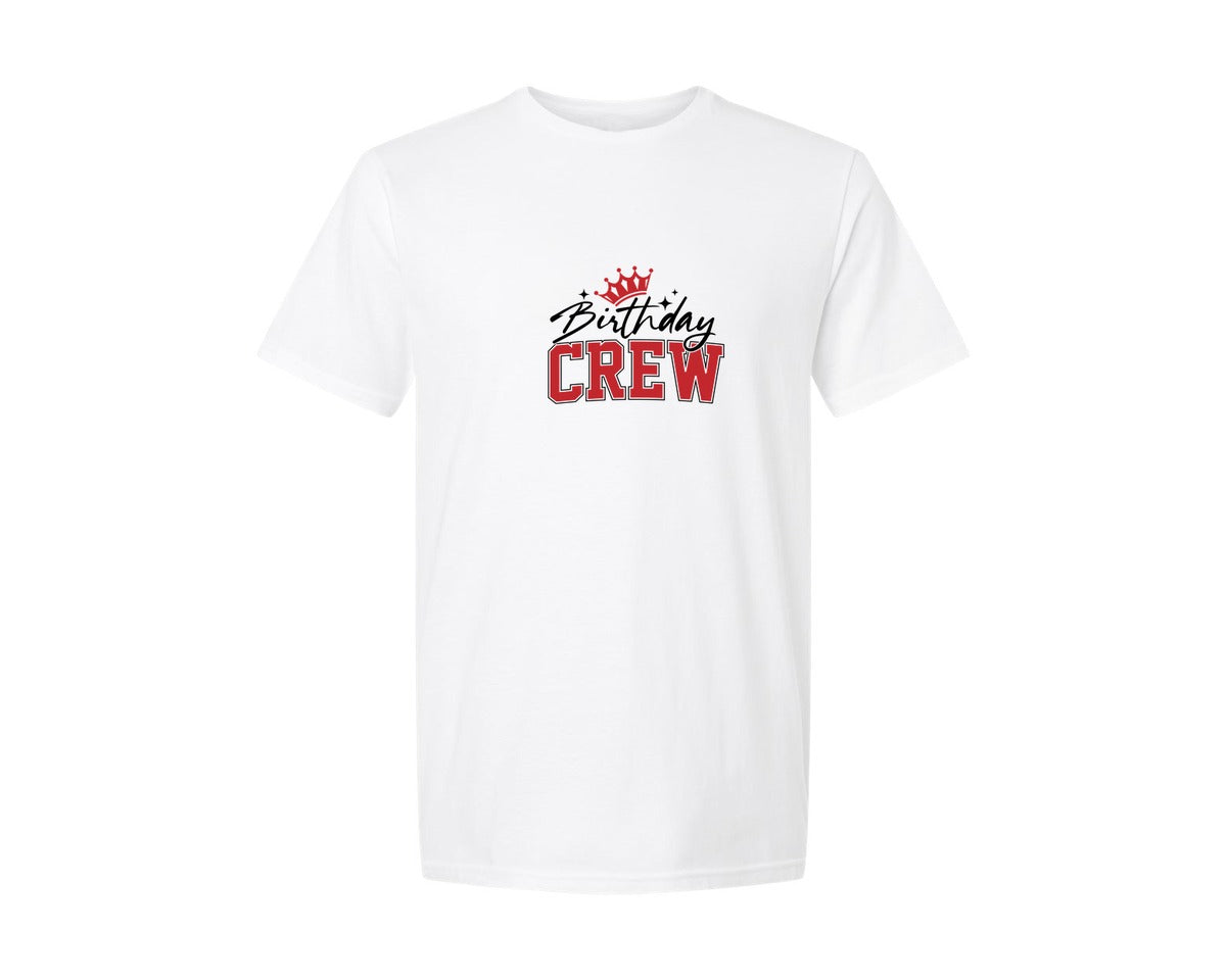 brand:Generic|color:White|Birthday Crew Birthday Girl T Shirt Graphic T-Shirt