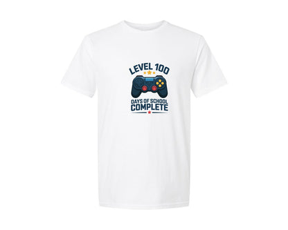 brand:Generic|color:White|Level 100 Days Of School Complete 5 Graphic T-Shirt