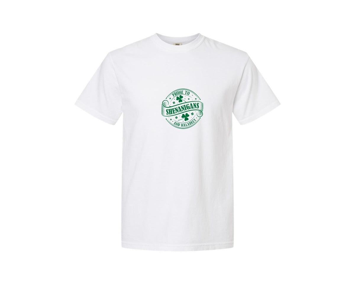 brand:Comfort Colors|color:White|St Patricks Day Quotes 18 Graphic T-Shirt