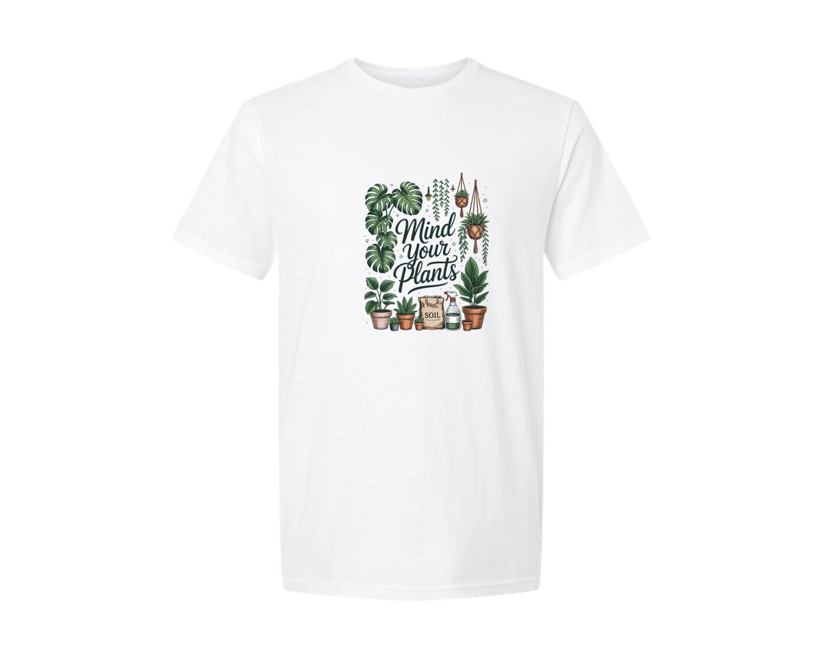 brand:Generic|color:White|Funny Plant Lover Sarcastic T Shirt Graphic T-Shirt