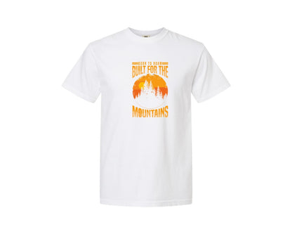 brand:Comfort Colors|color:White|Wild Life Experience Mountain Hiking Tee 6 Graphic T-Shirt