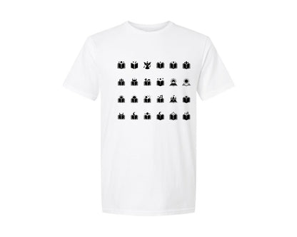 brand:Generic|color:White|Open Book With Fantasy Graphic T-Shirt