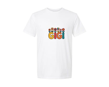 brand:Generic|color:White|Gigi Christmas Graphic T-Shirt