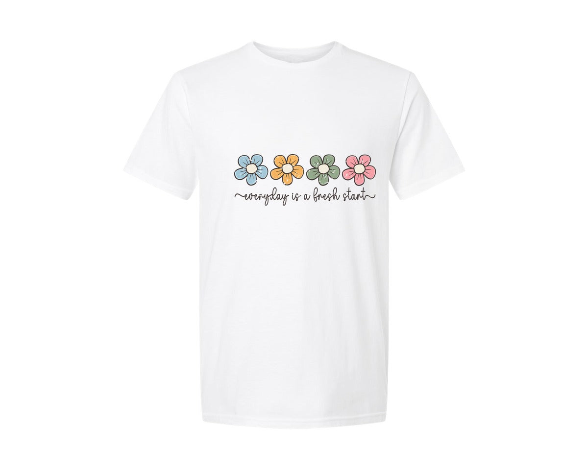 brand:Generic|color:White|Positive Motivationa Inspirational Quote Graphic T-Shirt