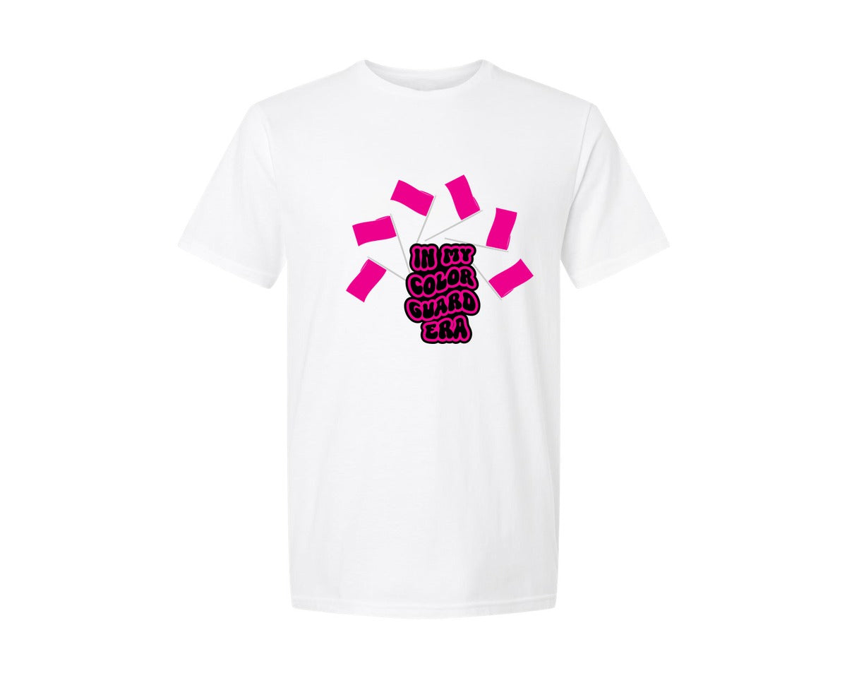 brand:Generic|color:White|In My Color Guard Era Graphic T-Shirt