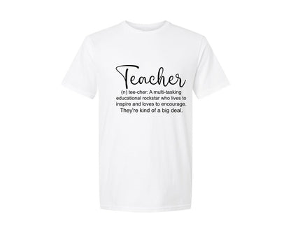 brand:Generic|color:White|Teacher Definition Teacher Life 2 Graphic T-Shirt
