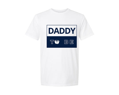 brand:Generic|color:White|Daddy To Be Pregnancy Announcement 2 Graphic T-Shirt