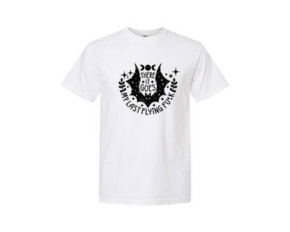 brand:Comfort Colors|color:White|There It Goes My Last Flying Fck 2 Graphic T-Shirt