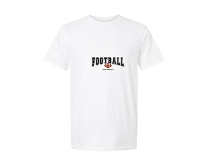 brand:Generic|color:White|Retro Football Mom Football Mama 2 Graphic T-Shirt
