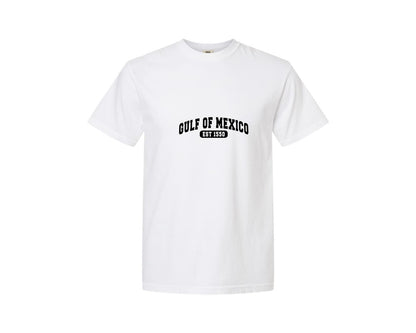 brand:Comfort Colors|color:White|Gulf Of Mexico T Shirt Gulf Of Mexico 2 Graphic T-Shirt