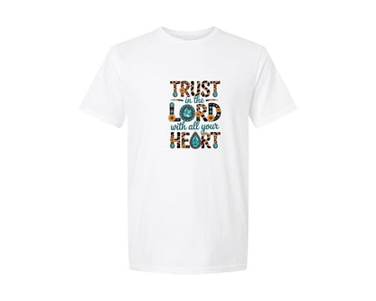 brand:Generic|color:White|Trendy Christian Faith Jesus Graphic T-Shirt