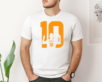 brand:Bella Canvas|color:White|Messi T Shirt Design Graphic T-Shirt